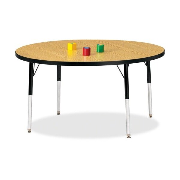 Jonti-Craft TABLE, ACTIVITY, 48inRND, OK/BK JNT6433JCA210 - main